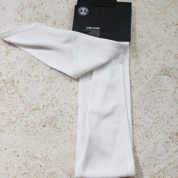 Under Armour Tie Headband Unisex One Size White - Picture 4 of 4